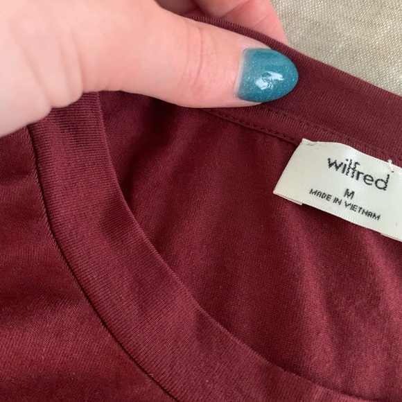 Aritzia somer bodysuit burgundy or black - Picture 5 of 6